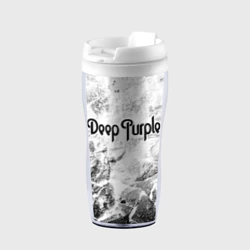 Термокружка-непроливайка Deep Purple white graphite
