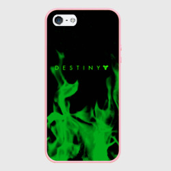 Чехол для iPhone 5/5S матовый Destiny fire green