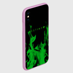 Чехол для iPhone XS Max матовый Destiny fire green - фото 2