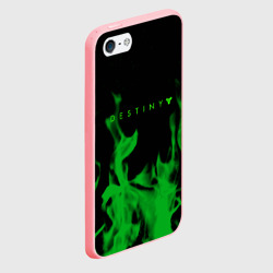 Чехол для iPhone 5/5S матовый Destiny fire green - фото 2