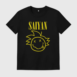 Мужская футболка хлопок Saiyan Dragon Ball 