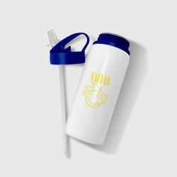 Бутылка для воды с трубочкой Saiyan Dragon Ball  - фото 2