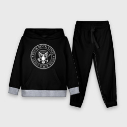 Детский костюм с толстовкой 3D Ramones logo rock