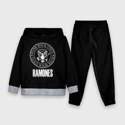 Детский костюм с толстовкой 3D Ramones rock logo