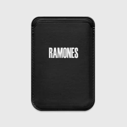 Картхолдер Magsafe магнитный Ramones white logo