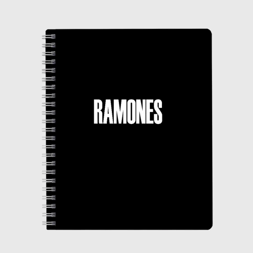 Тетрадь Ramones white logo