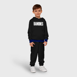 Детский костюм с толстовкой 3D Ramones white logo - фото 2