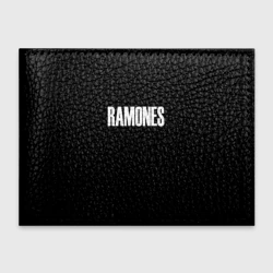 Обложка для студенческого билета Ramones white logo