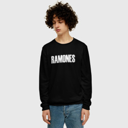 Мужской свитшот 3D Ramones white logo - фото 2