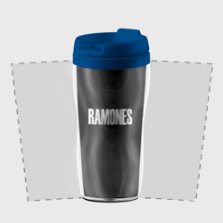 Термокружка-непроливайка Ramones white logo - фото 2