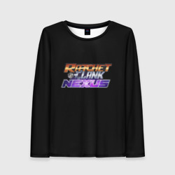 Женский лонгслив 3D Ratchet & Clank logo