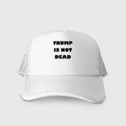 Кепка тракер с сеткой Trump is not dead - motto