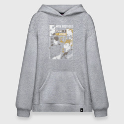 Худи SuperOversize хлопок Haikyuu!! Хаику Волейбол братья Мия Осаму Атсуму