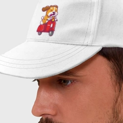 Бейсболка Пёсик на мотороллере