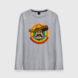 Мужской лонгслив хлопок Весёлый мексиканец
