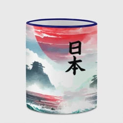 Кружка с полной запечаткой Япония - страна восходящего солнца - акварель - фото 2