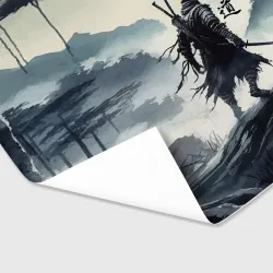 Бумага для упаковки 3D Воин самурай - призрак Цусимы - фото 2