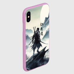 Чехол для iPhone XS Max матовый Воин самурай - призрак Цусимы - фото 2