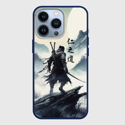 Чехол для iPhone 13 Pro Воин самурай - призрак Цусимы