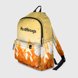 Рюкзак 3D Hello Neighbor fire orange