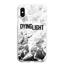 Чехол для iPhone XS Max матовый Dying Light white graphite