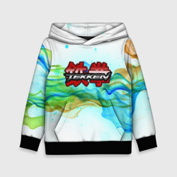 Детская толстовка 3D Tekken neon flame smoke
