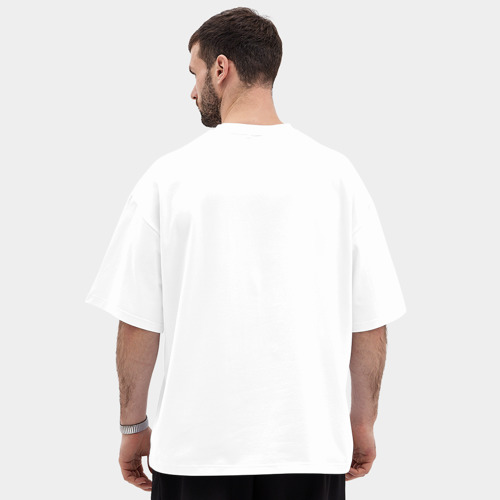 Мужская футболка Oversize хлопок premium Призрак Цусимы - Японский самурай - фото 4