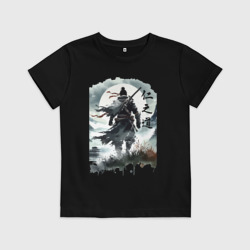 Детская футболка хлопок Призрак Цусимы - Японский самурай