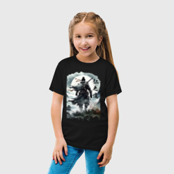 Детская футболка хлопок Призрак Цусимы - Японский самурай - фото 2