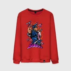 Мужской свитшот хлопок JoJo Bizarre Adventure ДжоДжо главный герой