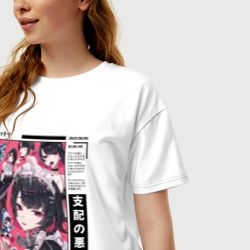 Женская футболка хлопок Oversize Разная Ellen Joe - Zenless zone - фото 2