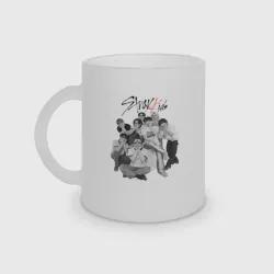Кружка матовая стеклянная Stray Kids 6th Anniversary