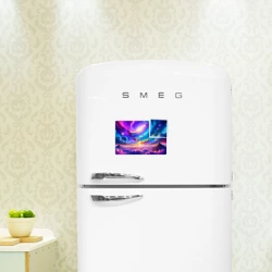 Магнитный плакат 3Х2 Космос в неоновых тонах - фото 2