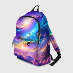Рюкзак 3D Космос в неоновых тонах