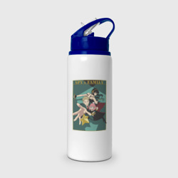 Бутылка для воды с трубочкой Семья шпиона  Spy X Family Форджеры 3