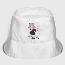 Женская панама хлопок Семья шпиона - Anya Bond и собака