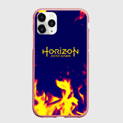 Чехол для iPhone 11 Pro Max матовый Horizon zero dawn flame yellow