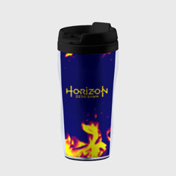 Термокружка-непроливайка Horizon zero dawn flame yellow