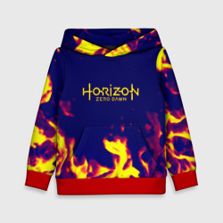 Детская толстовка 3D Horizon zero dawn flame yellow