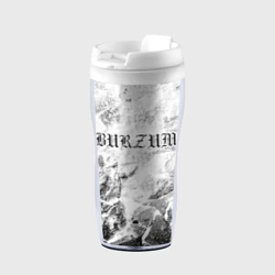 Термокружка-непроливайка Burzum white graphite