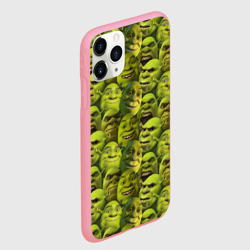 Чехол для iPhone 11 Pro Max матовый Шрек - паттерн - фото 2