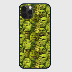 Чехол для iPhone 12 Pro Шрек - паттерн