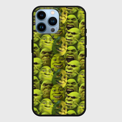Чехол для iPhone 14 Pro Max Шрек - паттерн