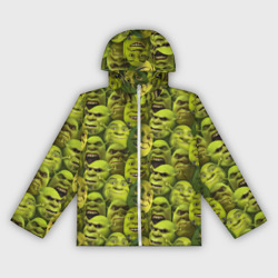 Женская ветровка 3D Шрек - паттерн