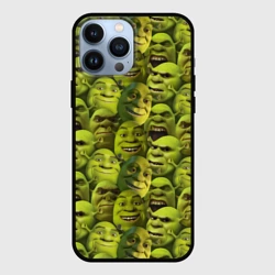 Чехол для iPhone 13 Pro Max Шрек - паттерн