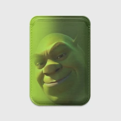 Картхолдер Magsafe магнитный Лицо Шрека крупно ухмылка