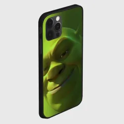 Чехол для iPhone 12 Pro Лицо Шрека крупно ухмылка - фото 2