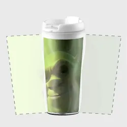 Термокружка-непроливайка Лицо Шрека крупно ухмылка - фото 2