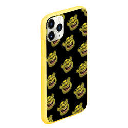 Чехол для iPhone 11 Pro Max матовый Паттерн - Шрек - фото 2