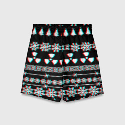 Детские спортивные шорты 3D Stalker glitch game